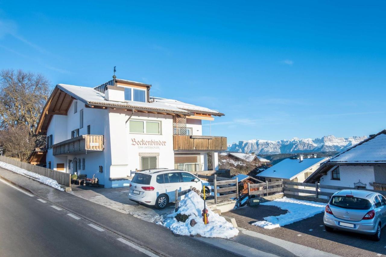 Beckenbinder Apartement Schlern San Genesio Atesino Bagian luar foto
