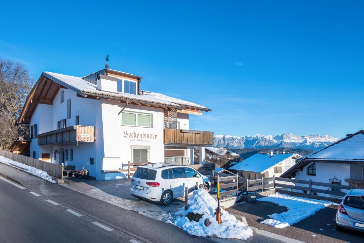 Beckenbinder Apartement Schlern San Genesio Atesino Bagian luar foto